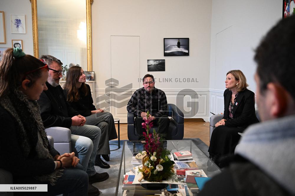 French National Assembly President Meets Farmers’ Union - Paris