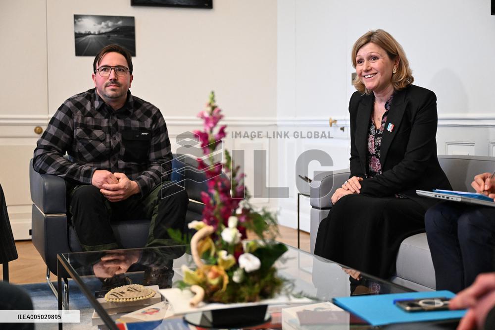 French National Assembly President Meets Farmers’ Union - Paris