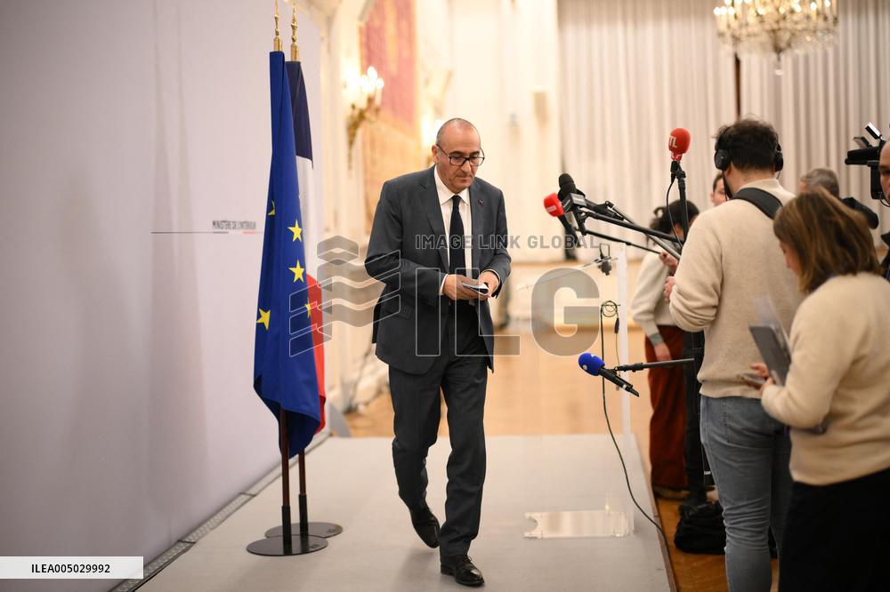 Laurent Nunez Press Conference - Paris