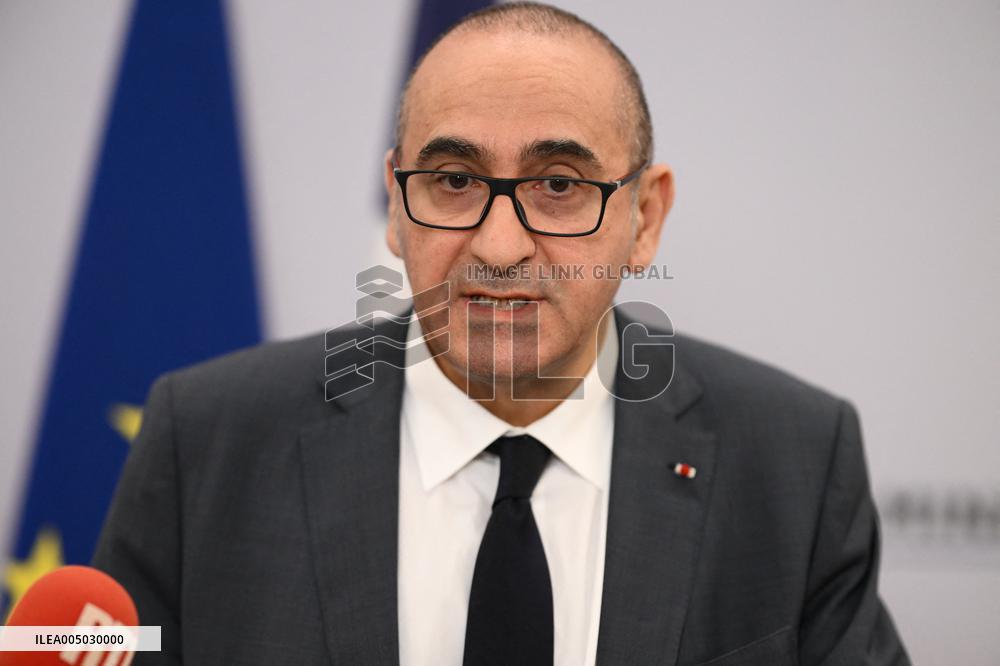 Laurent Nunez Press Conference - Paris