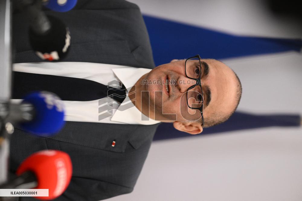 Laurent Nunez Press Conference - Paris