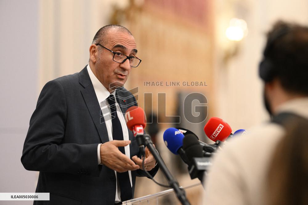 Laurent Nunez Press Conference - Paris