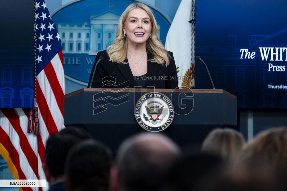 Vice President JD Vance SpeakS During WH Press Briefing