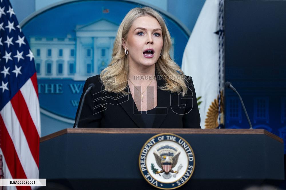 Vice President JD Vance SpeakS During WH Press Briefing