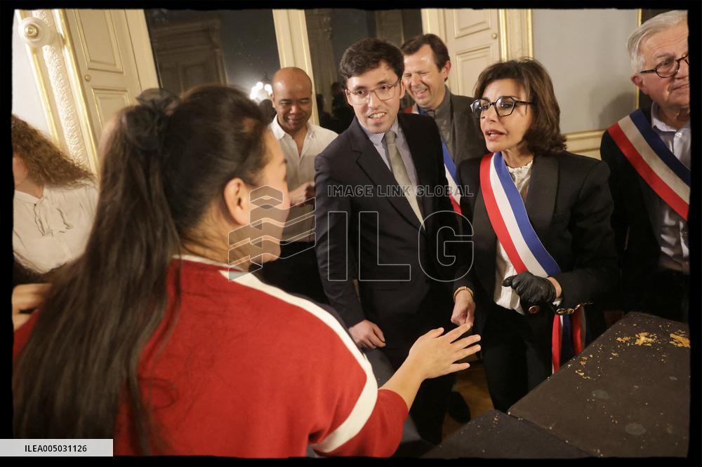 Rachida Dati At Epiphany Event - Paris