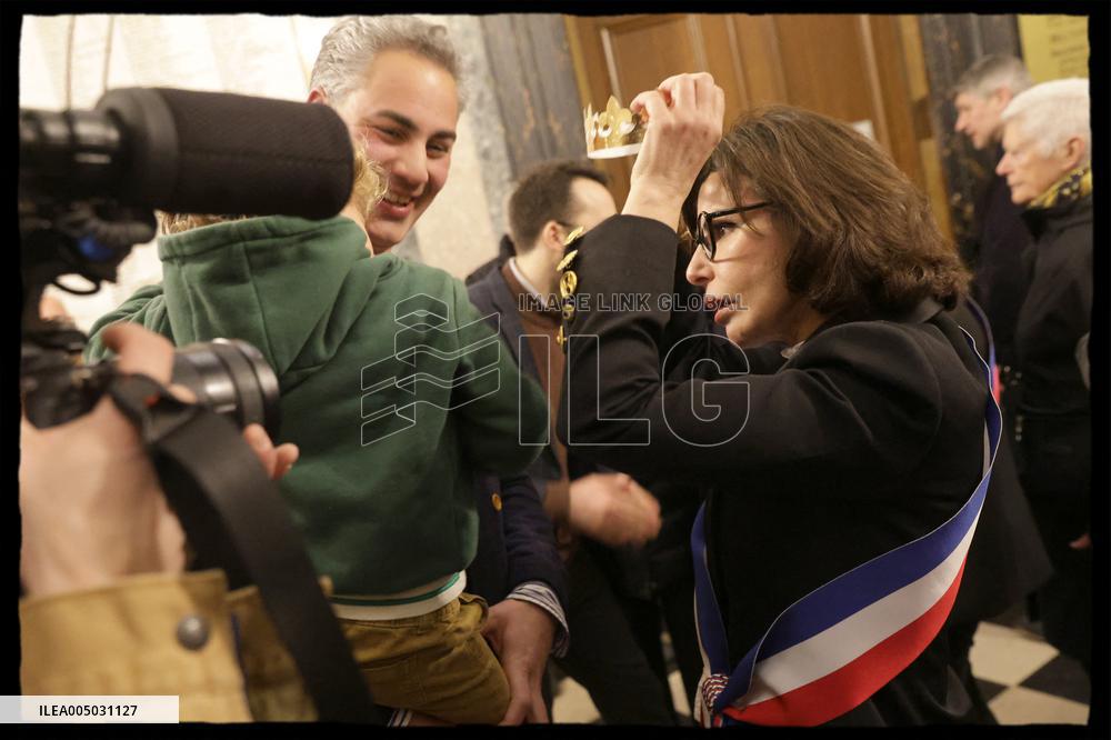 Rachida Dati At Epiphany Event - Paris