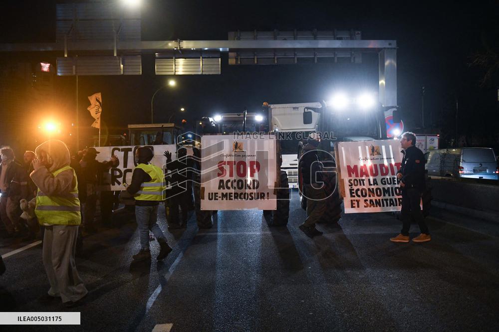 Confederation Paysanne Farmers Protest - Paris