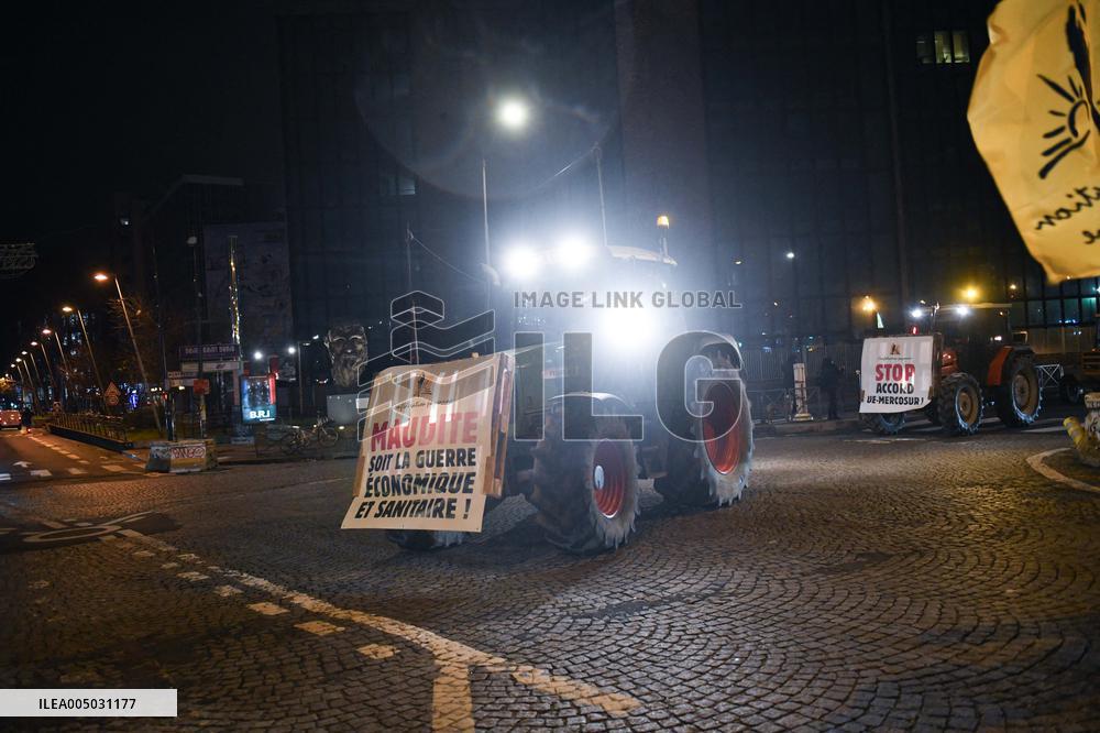 Confederation Paysanne Farmers Protest - Paris