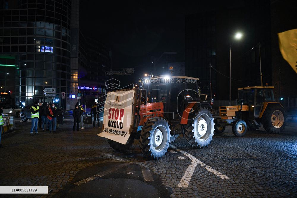 Confederation Paysanne Farmers Protest - Paris