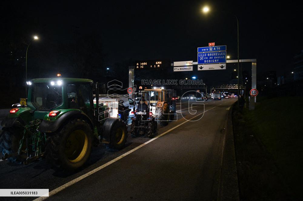 Confederation Paysanne Farmers Protest - Paris