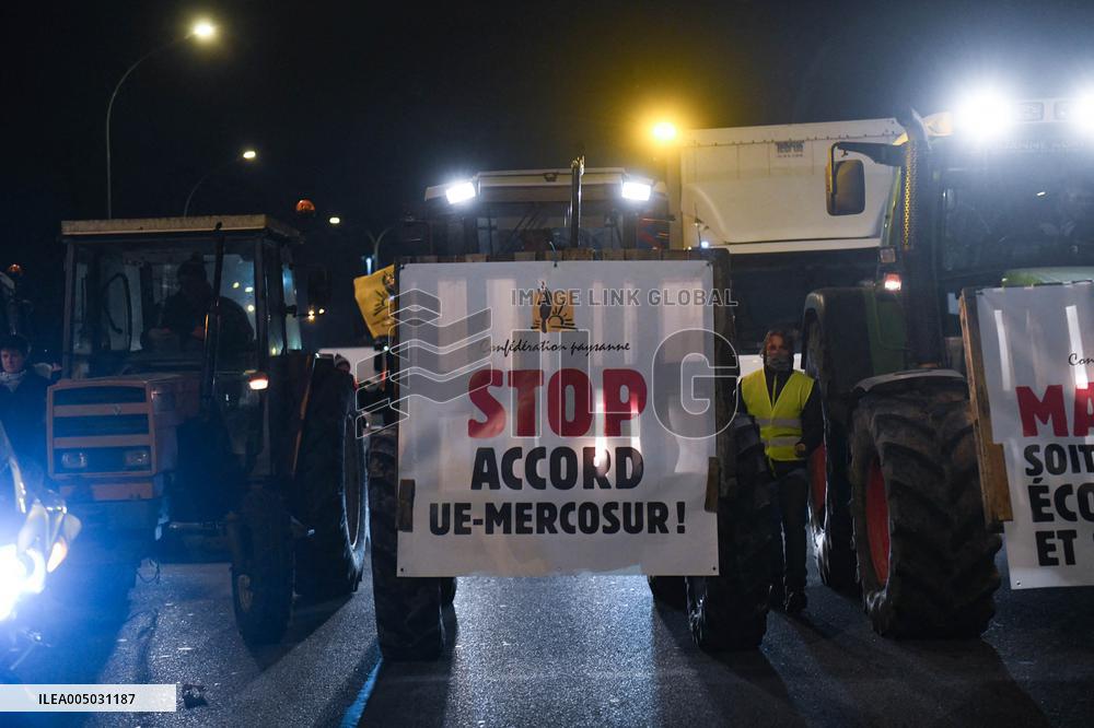 Confederation Paysanne Farmers Protest - Paris