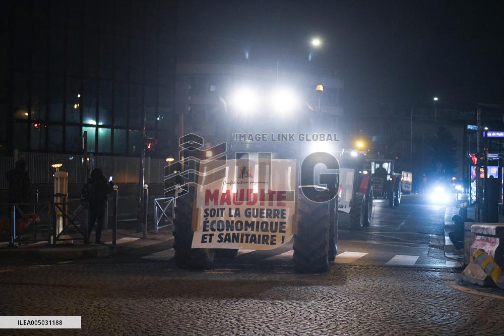 Confederation Paysanne Farmers Protest - Paris