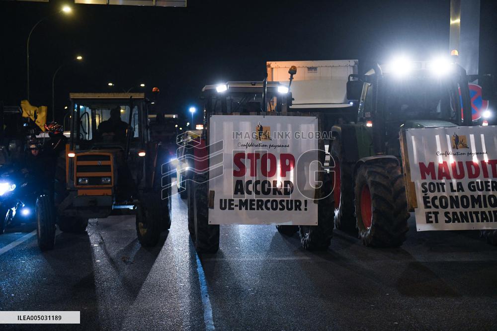 Confederation Paysanne Farmers Protest - Paris