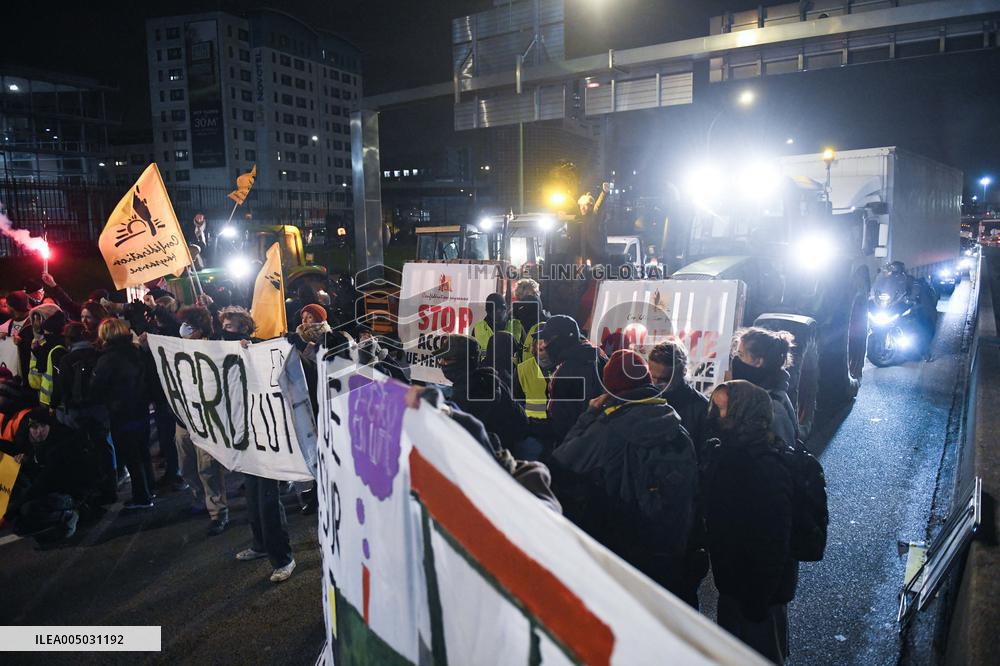 Confederation Paysanne Farmers Protest - Paris