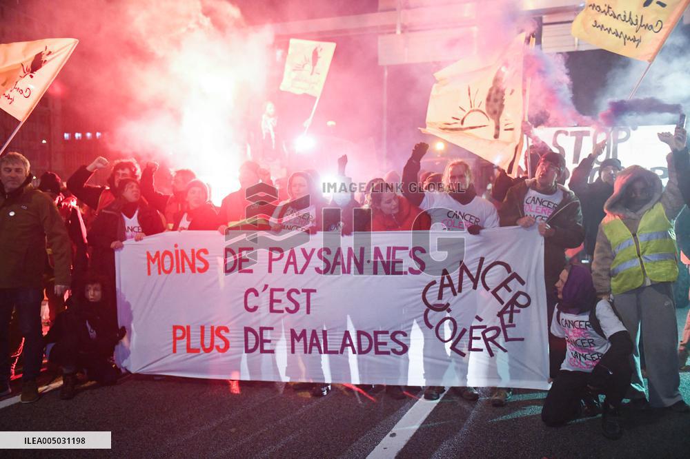 Confederation Paysanne Farmers Protest - Paris