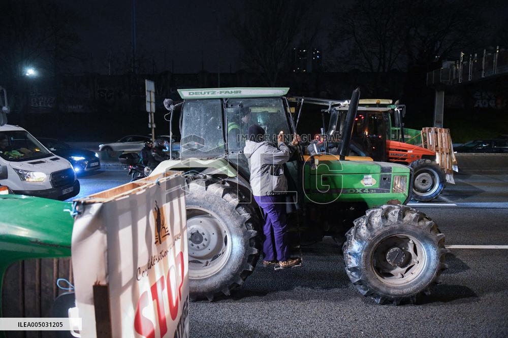 Confederation Paysanne Farmers Protest - Paris