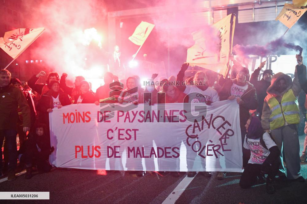 Confederation Paysanne Farmers Protest - Paris