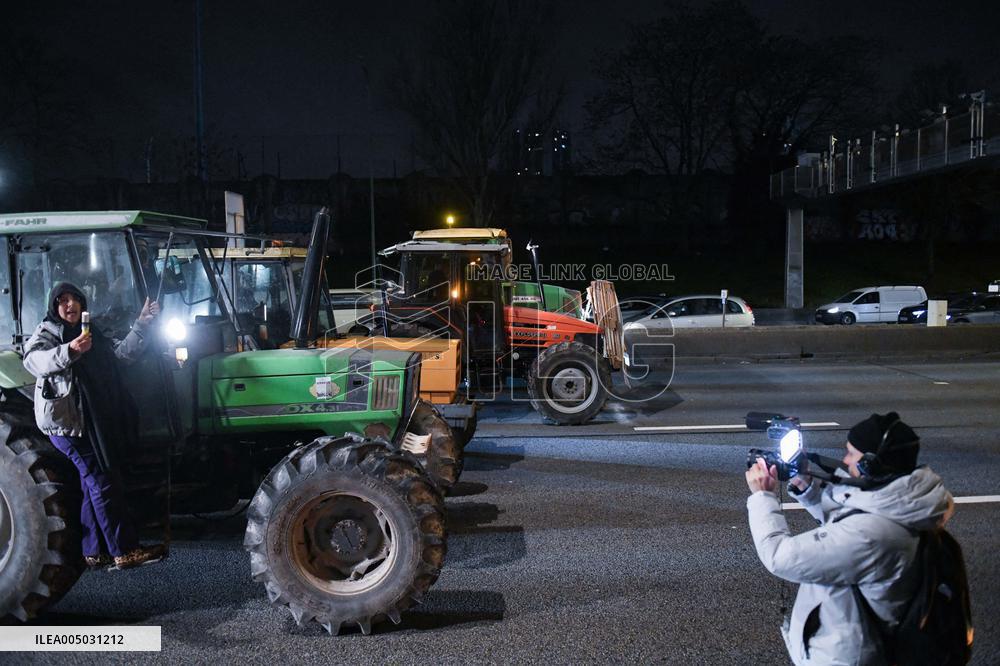Confederation Paysanne Farmers Protest - Paris