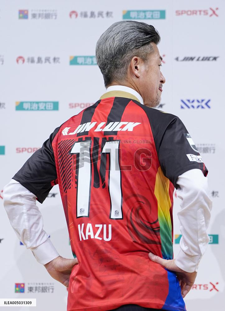 Football: 58-year-old Miura joins J3 Fukushima United