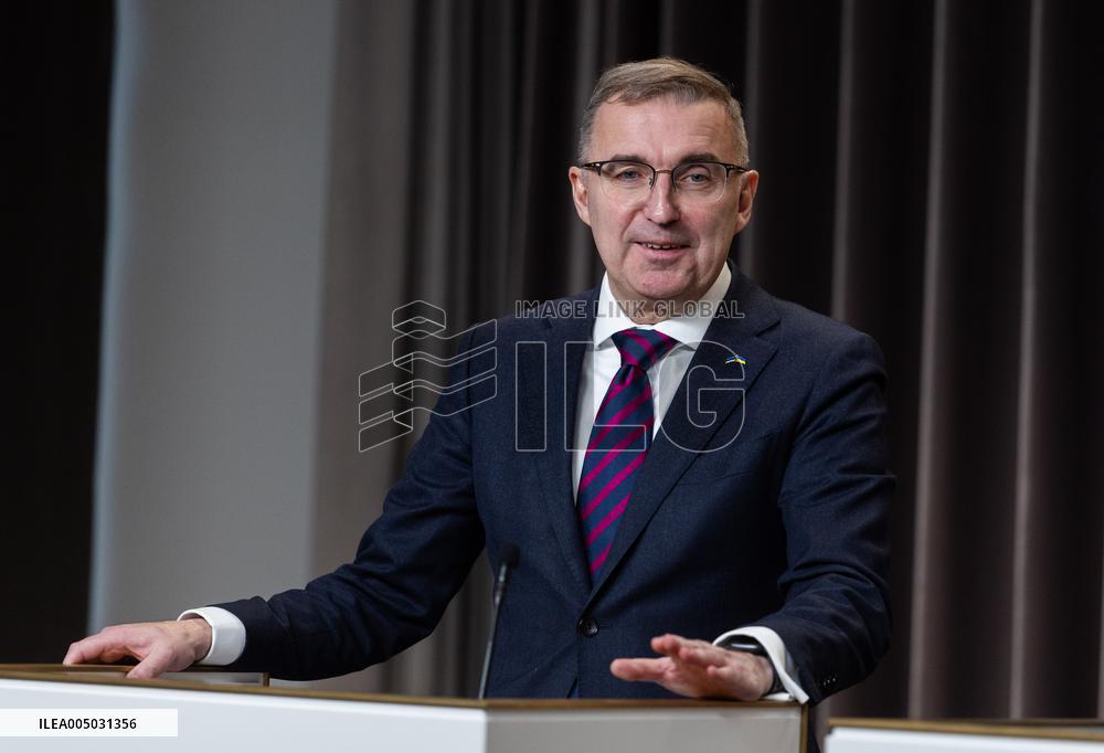 Estonian government press conference