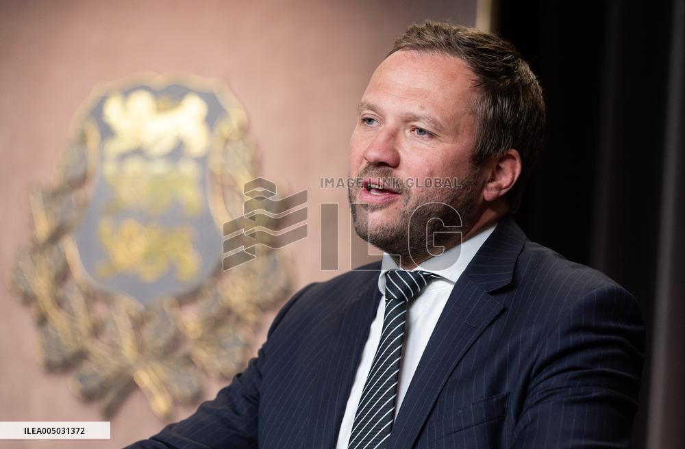 Estonian government press conference