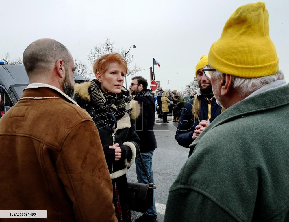 Farmers Protest In Front Of The National Assembly - Paris