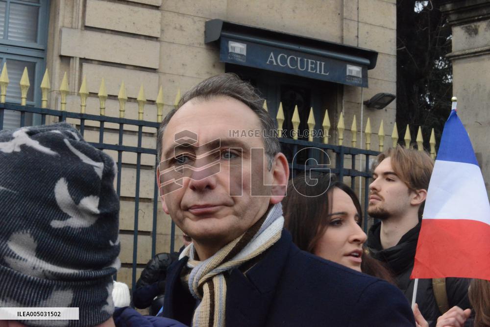 Farmers Protest In Front Of The National Assembly - Paris