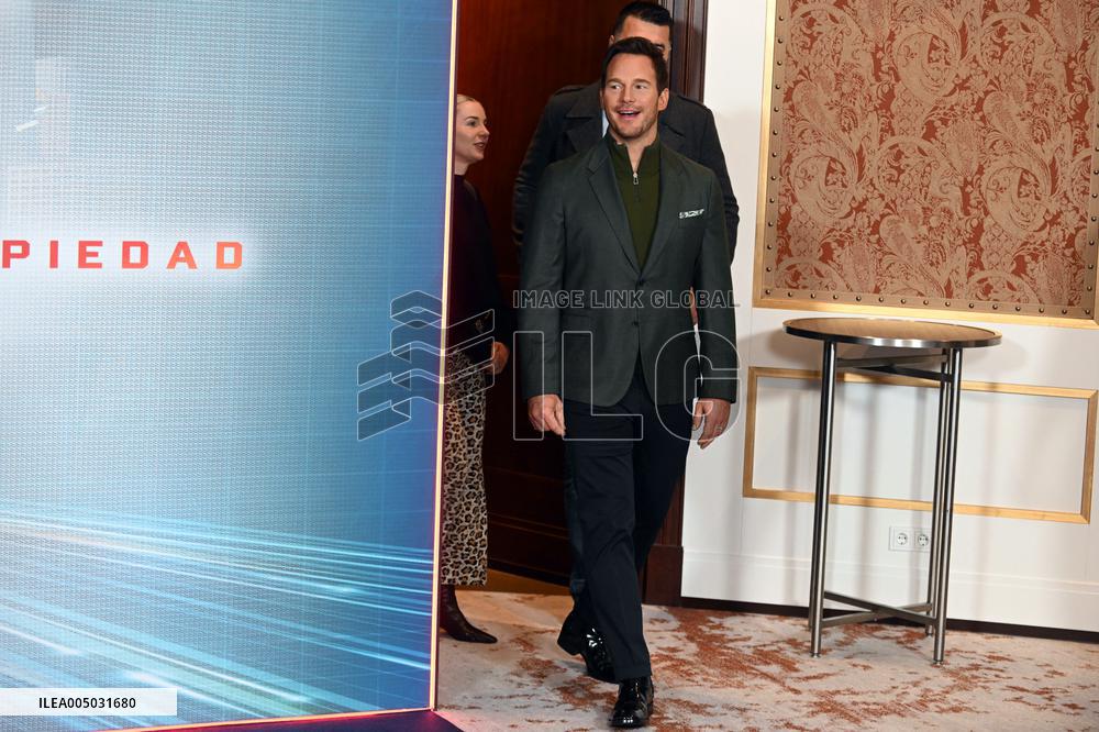 Chris Pratt Presents No Mercy Movie - Madrid