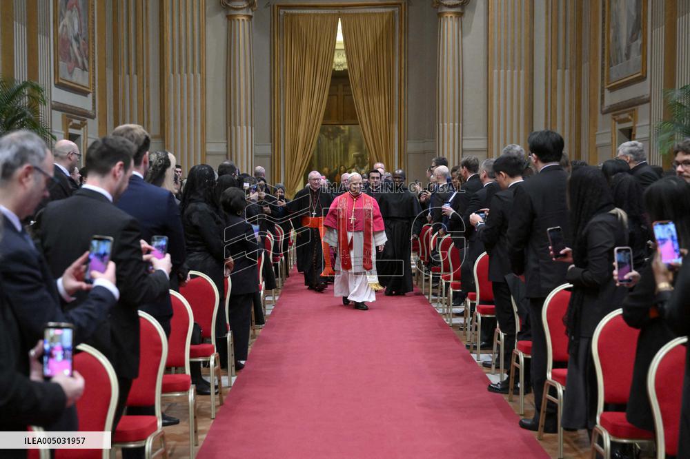 Pope Leo XIV Meets The Diplomatic Corps - Vatican