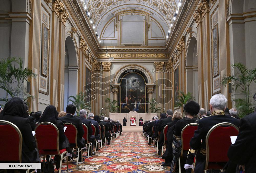 Pope Leo XIV Meets The Diplomatic Corps - Vatican
