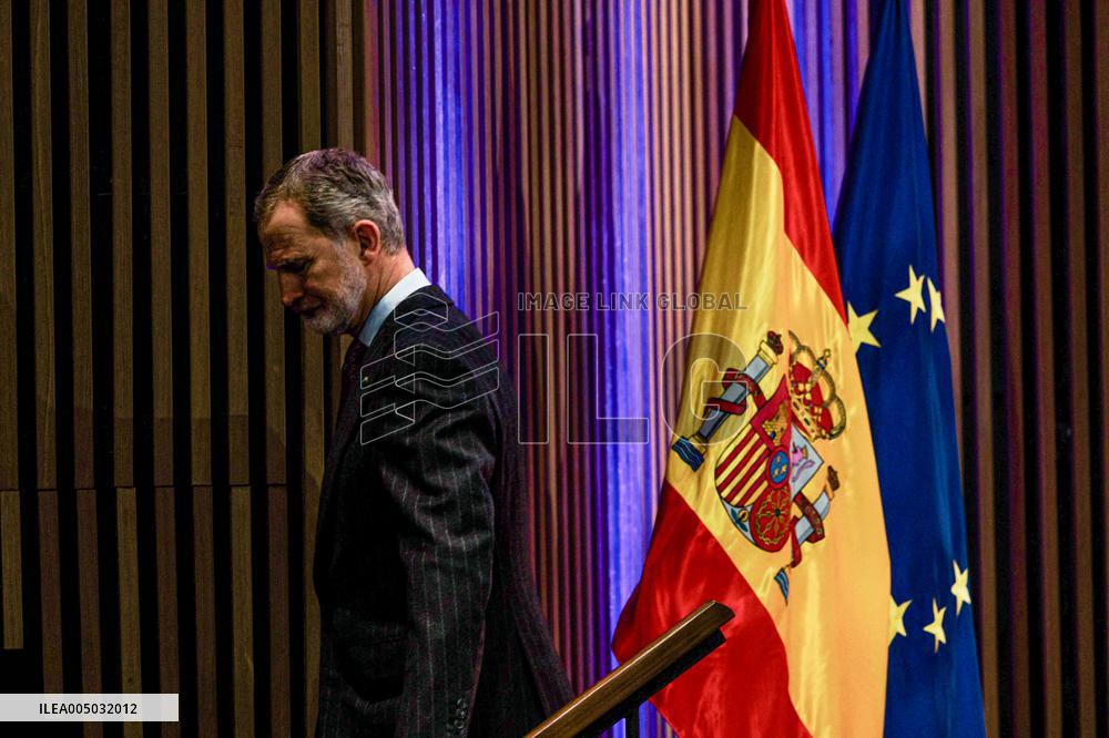 King Felipe Closes The X Conference Of Ambassadors Of Spain - Madrid