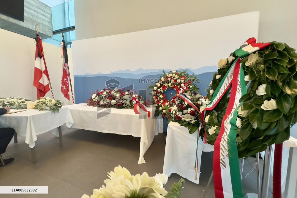 Commemoration Ceremony for Victims of Crans-Montana - Martigny