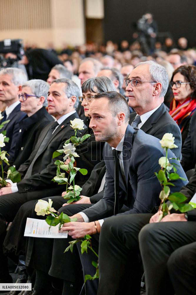 Commemoration Ceremony for Victims of Crans-Montana - Martigny