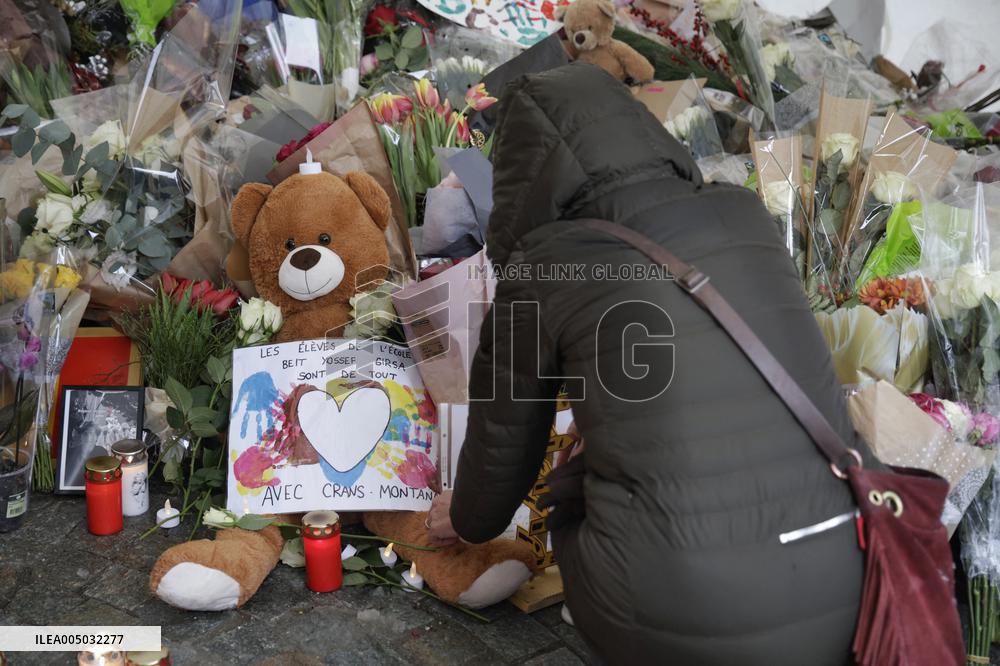 Commemoration Ceremony for Victims of Crans-Montana - Martigny
