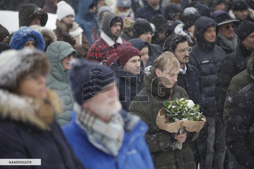 Commemoration Ceremony for Victims of Crans-Montana - Martigny