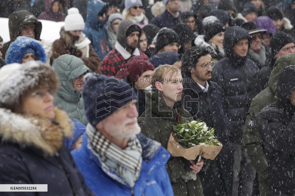 Commemoration Ceremony for Victims of Crans-Montana - Martigny