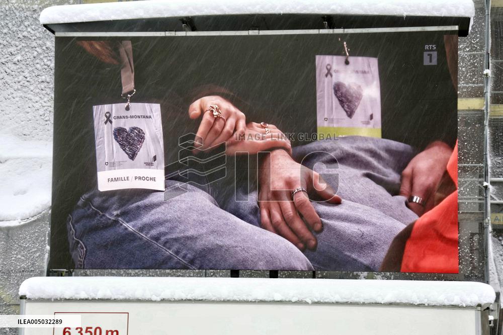 Commemoration Ceremony for Victims of Crans-Montana - Martigny