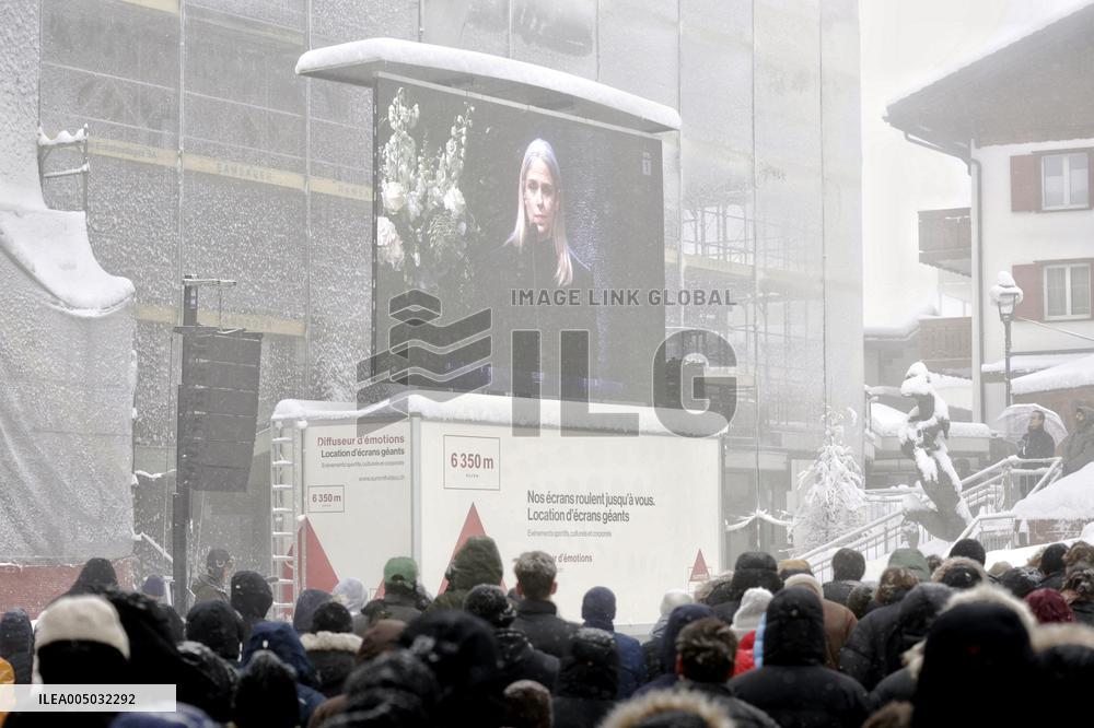Commemoration Ceremony for Victims of Crans-Montana - Martigny