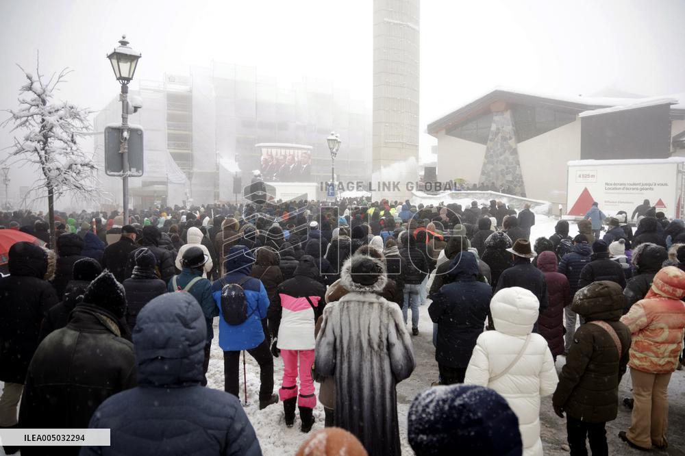 Commemoration Ceremony for Victims of Crans-Montana - Martigny