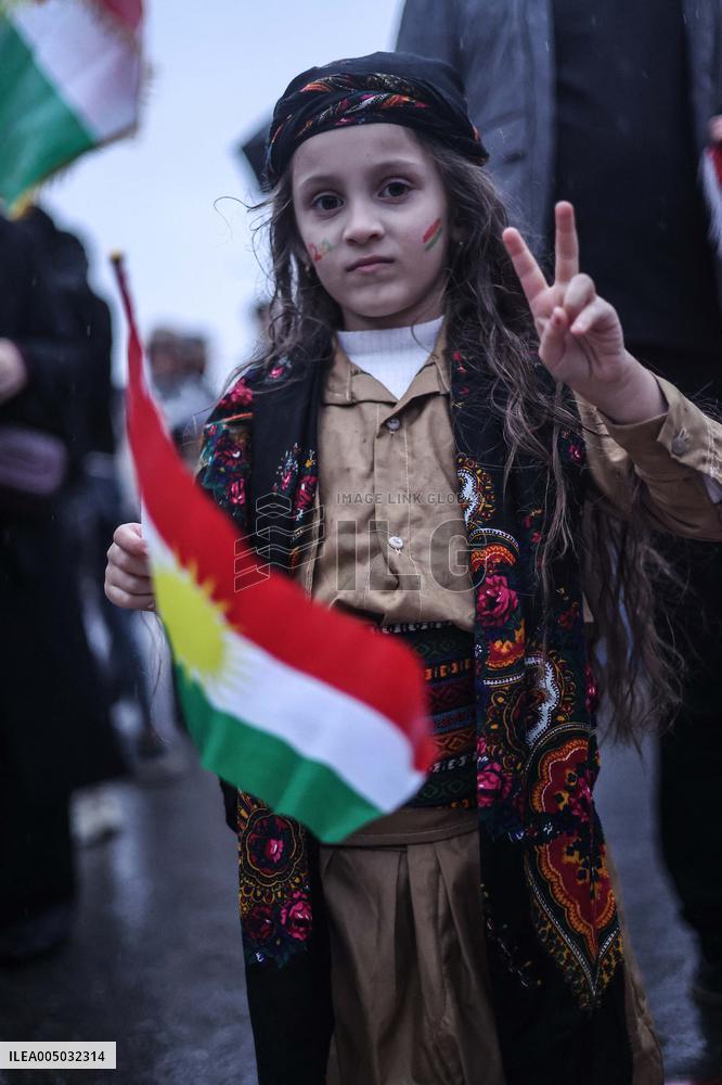 Erbil Rally Asserts Kurdish Unity Amid Rising Regional Tensions - Iraq