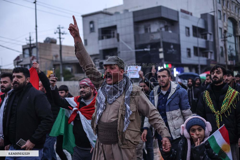 Erbil Rally Asserts Kurdish Unity Amid Rising Regional Tensions - Iraq
