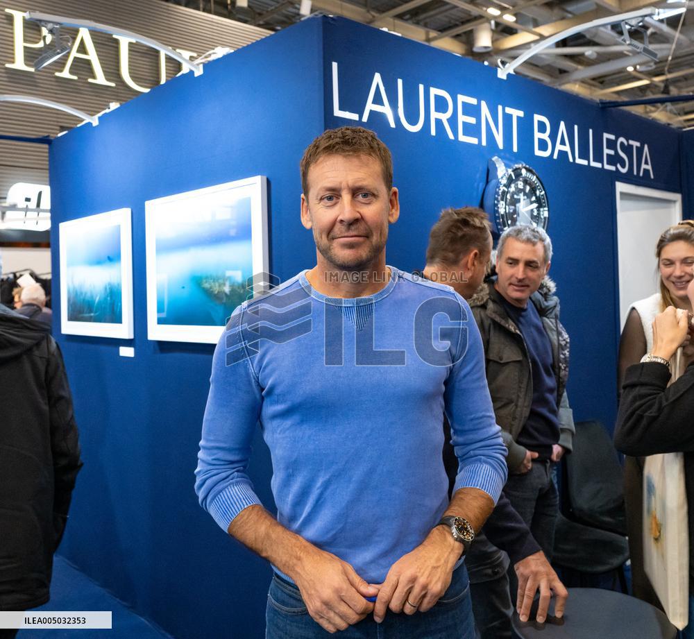 UW photographer Laurent Ballesta at Paris International Dive Show - Paris
