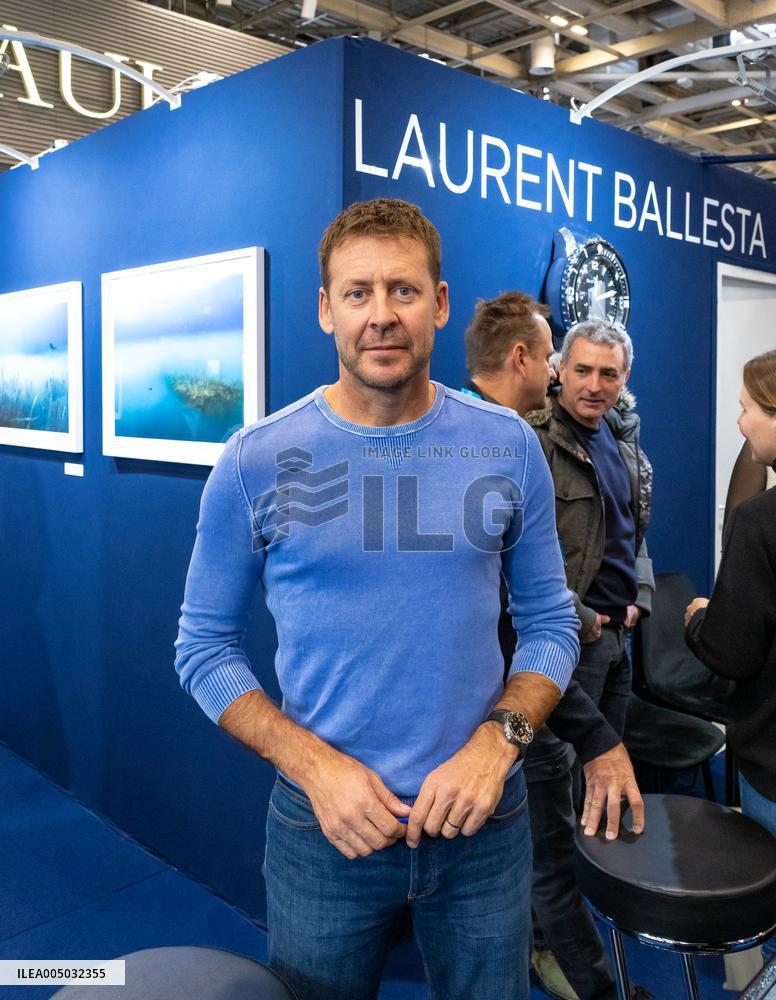 UW photographer Laurent Ballesta at Paris International Dive Show - Paris