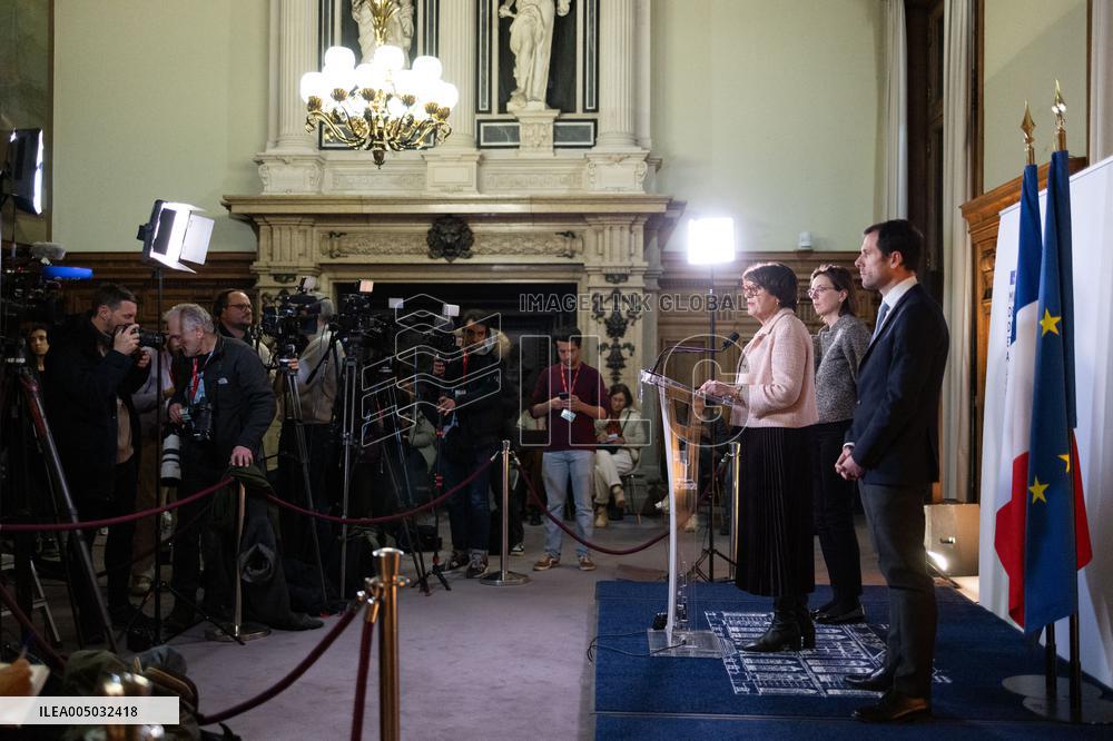 Press Conference at the Agricultural Ministry - Paris