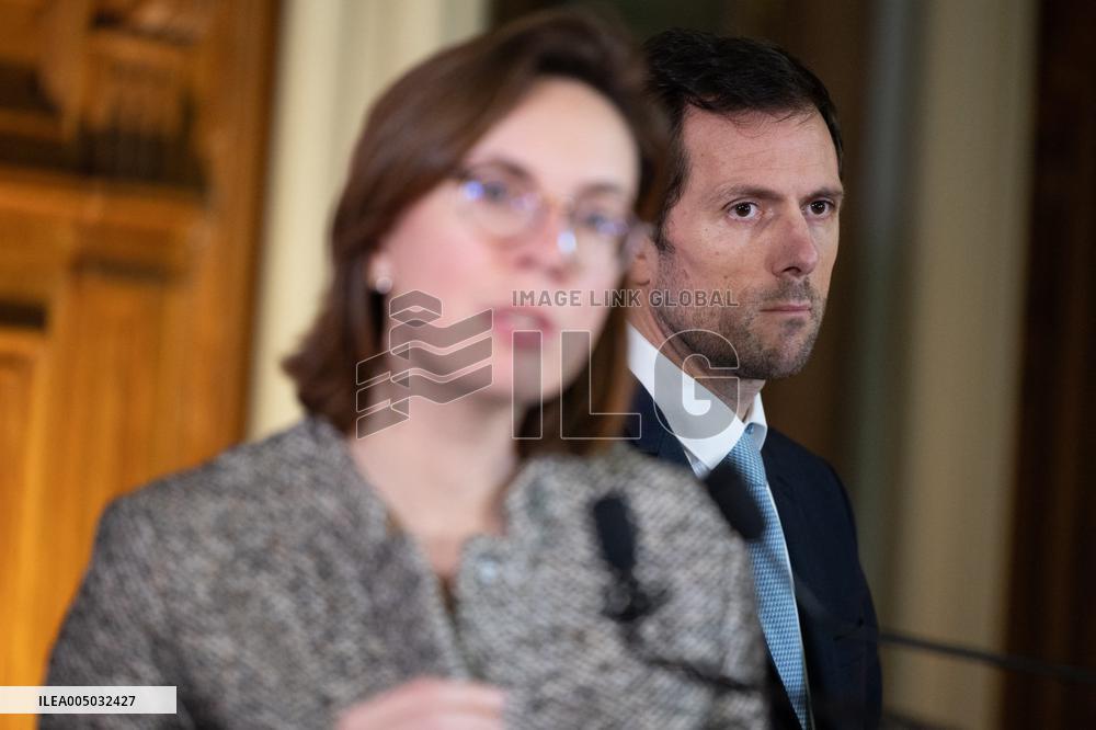 Press Conference at the Agricultural Ministry - Paris