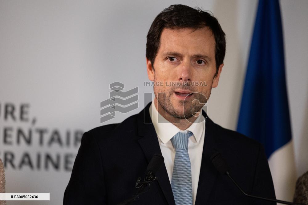 Press Conference at the Agricultural Ministry - Paris