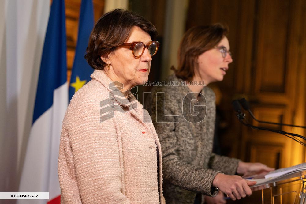 Press Conference at the Agricultural Ministry - Paris