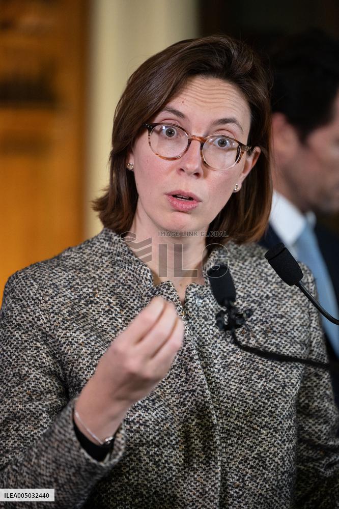 Press Conference at the Agricultural Ministry - Paris