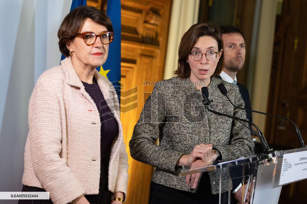 Press Conference at the Agricultural Ministry - Paris