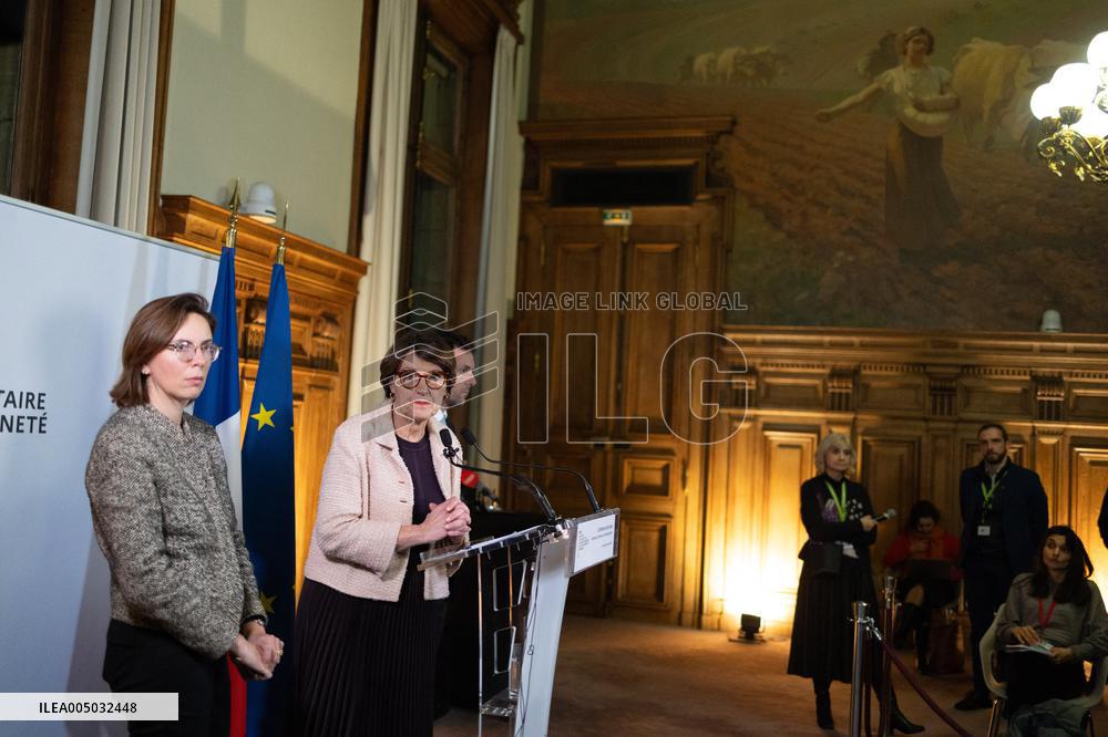 Press Conference at the Agricultural Ministry - Paris